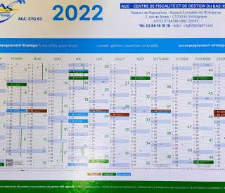 calendrier 2022